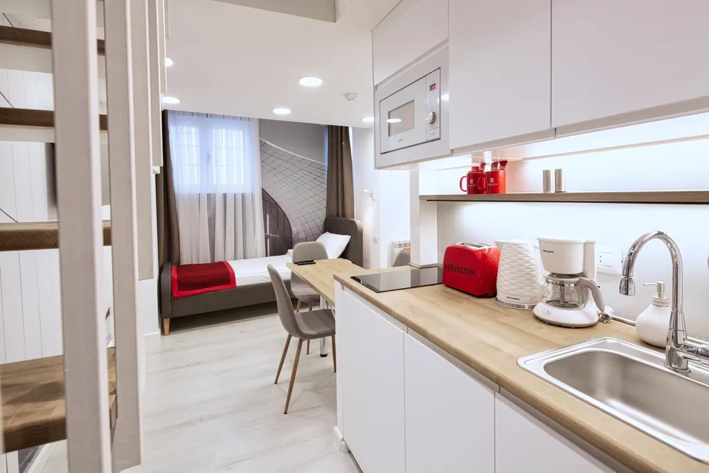 Апартамент на четверых с внутренним двориком