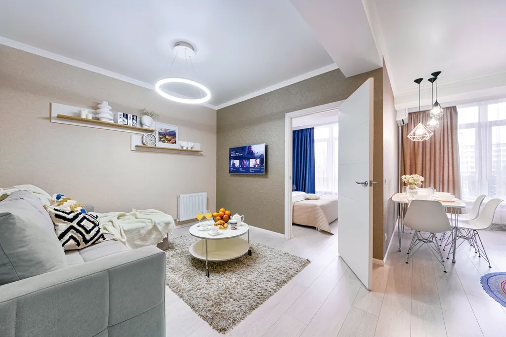 Светлая квартира у Курортного Парка