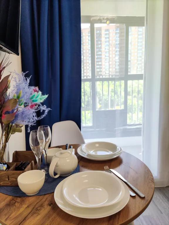 Квартира Квартира Новая просторная студия с панорамным видом на реку и лесопарк — Санкт-Петербург