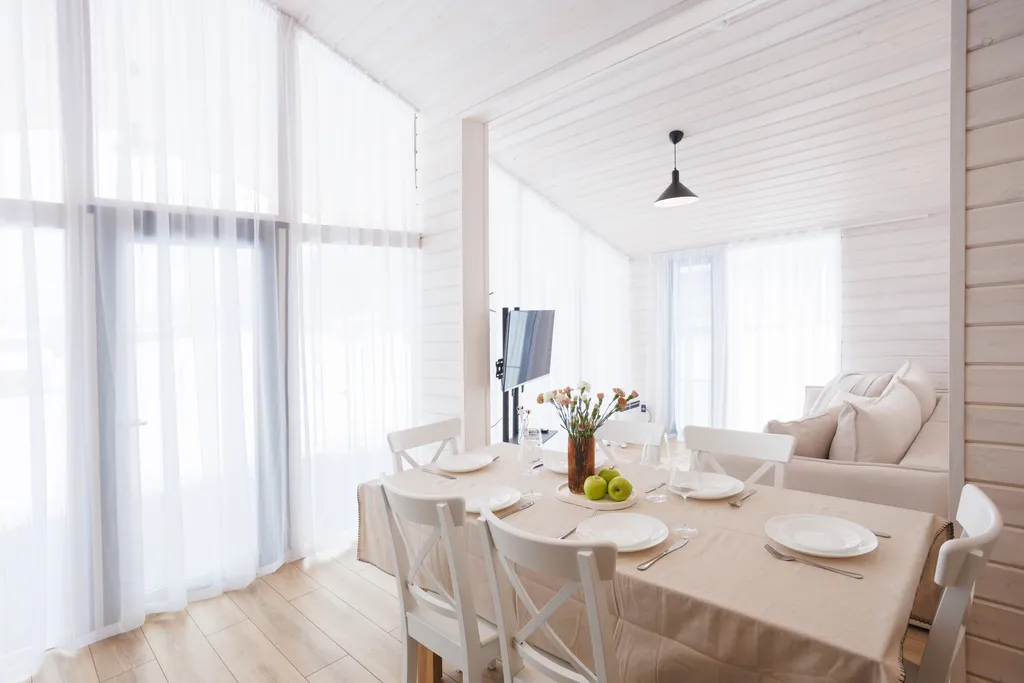 Уютный дом для отдыха на природе с просторной сауной