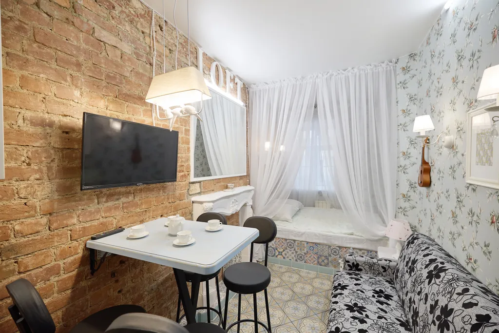 Квартира Квартира Фонтанный Лофт 1 — Санкт-Петербург