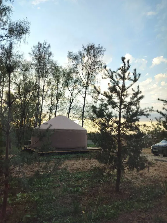 Уникальная современная юрта с максимальными удобствами