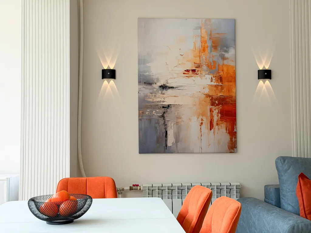 Дизайнерская квартира с видом на горы в центре Домбая