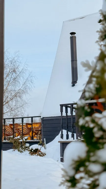 Коттедж Дизайнерский дом luxe A-frame — Дубна