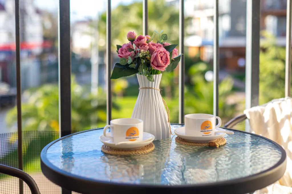 Уютная студия Каравелла 23 с балконом у моря