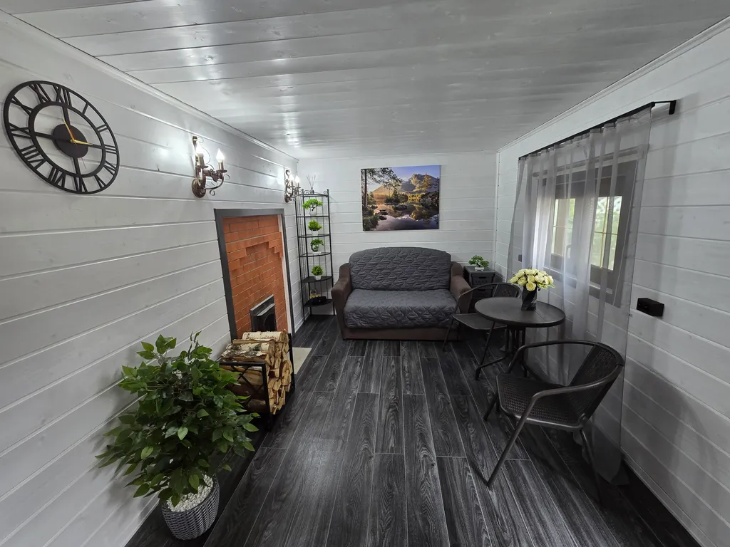 Дом с русской жаркой баней в Карелии