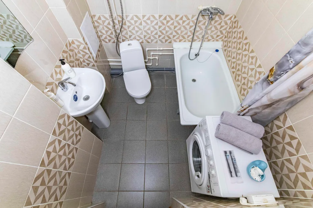 Квартира-студия с балконом для командированных и отдыха