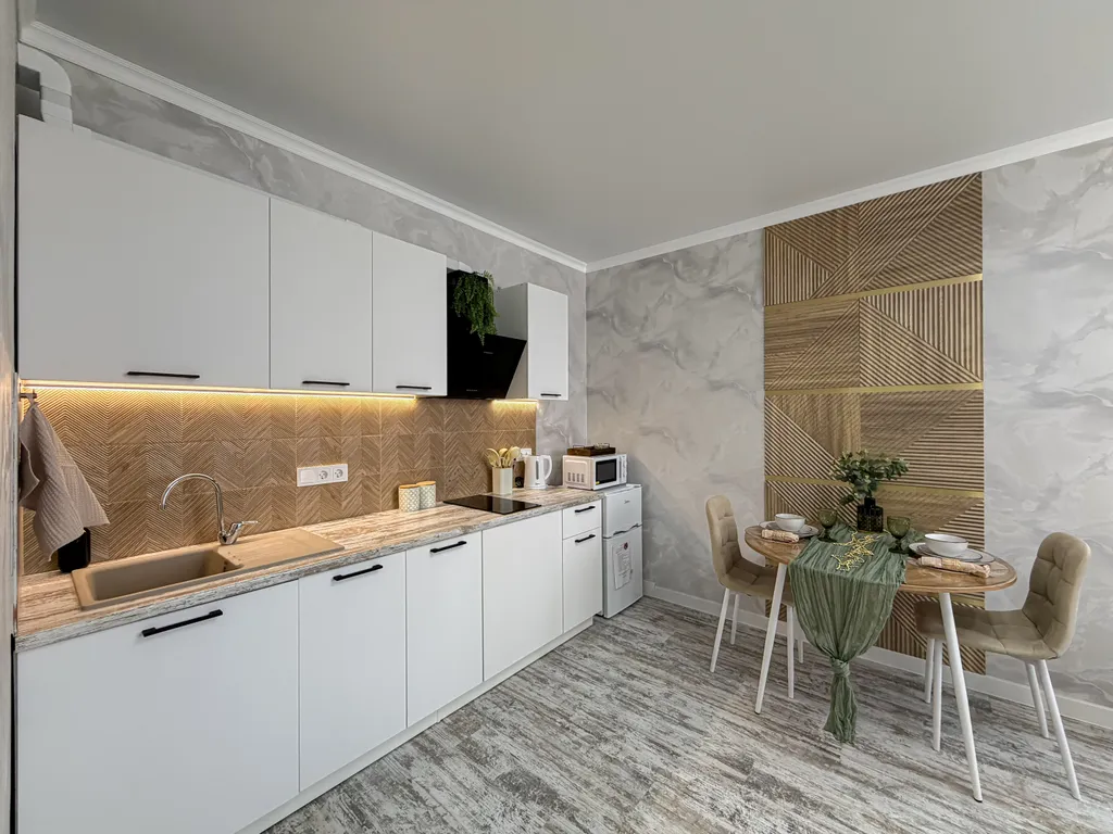 Зеленая квартира на Уральской в ЖК Дубки