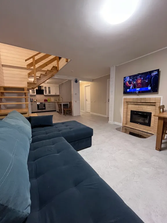 Уютный коттедж с камином, сауной и закрытой частной территорией