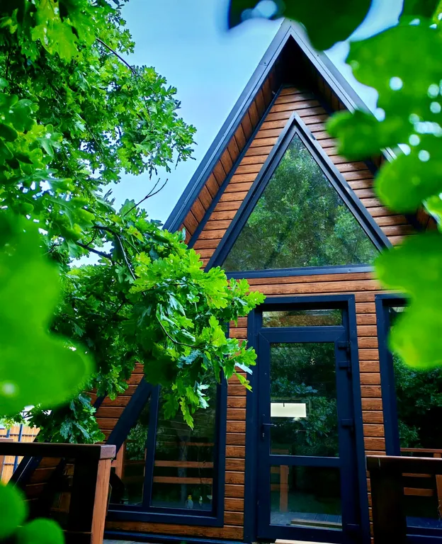 Коттедж Новый уютный А-фрейм дом — Горячий Ключ