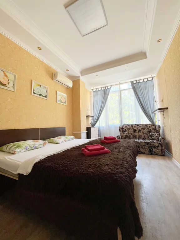 Квартира Квартира Апартамент на первом этаже рядом с морем и дендрарием — Сочи