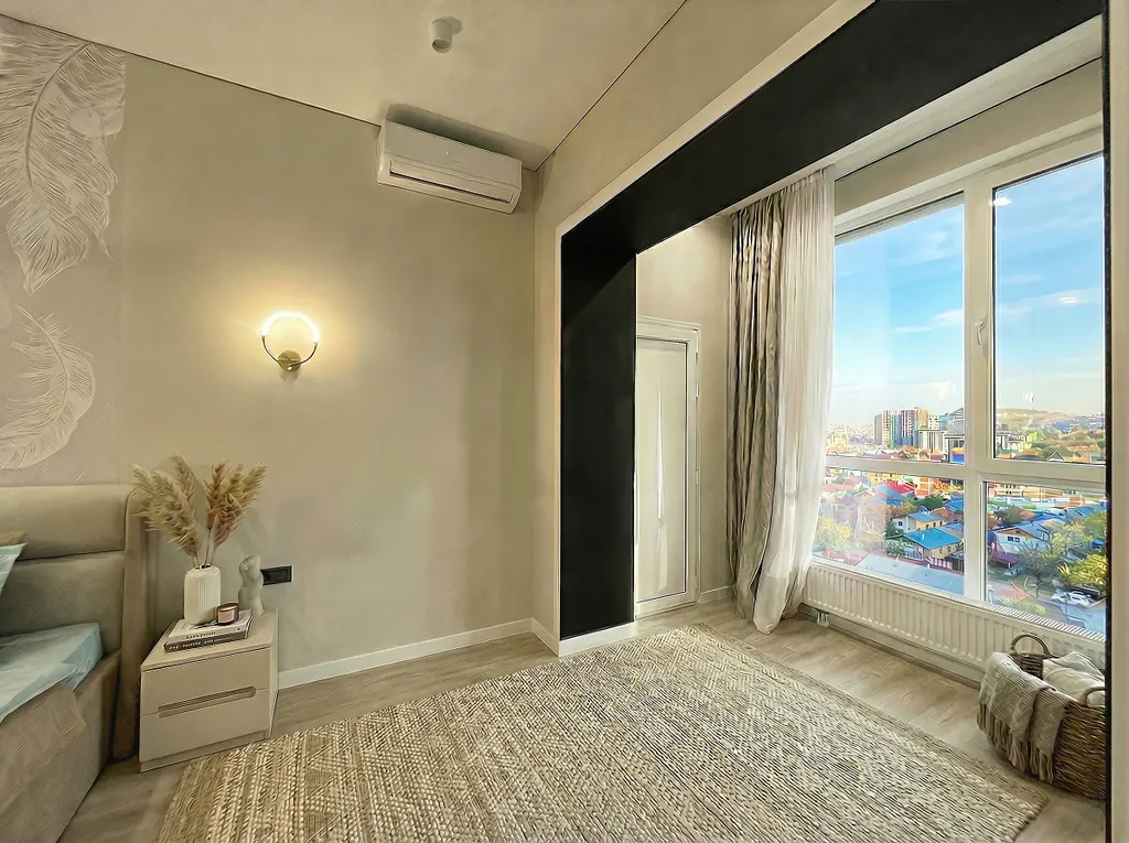 Просторные, стильные апартаменты с видом на горы