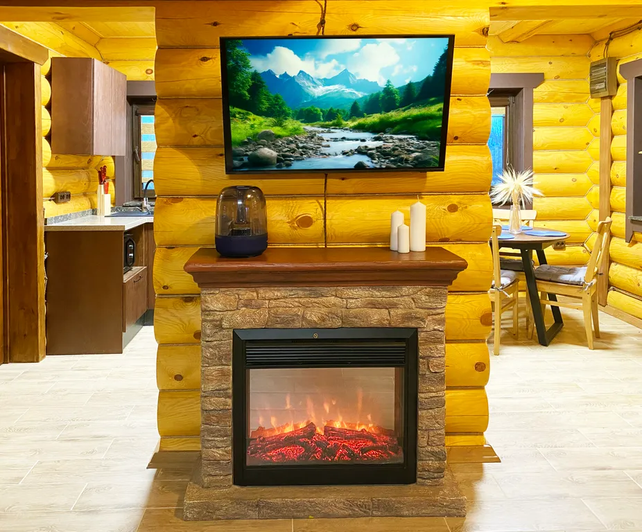 Эко шале Эдельвейс с видом на горнолыжный курорт Сорочаны