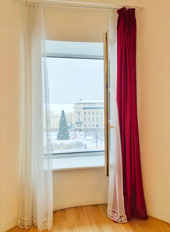 Квартира с большой гостиной с видом