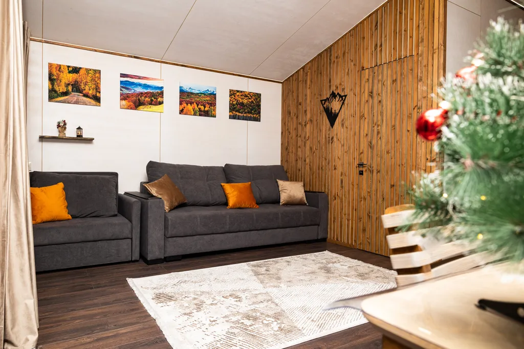 Коттедж Новый уютный дом в хвойном лесу вблизи поселка — Архыз