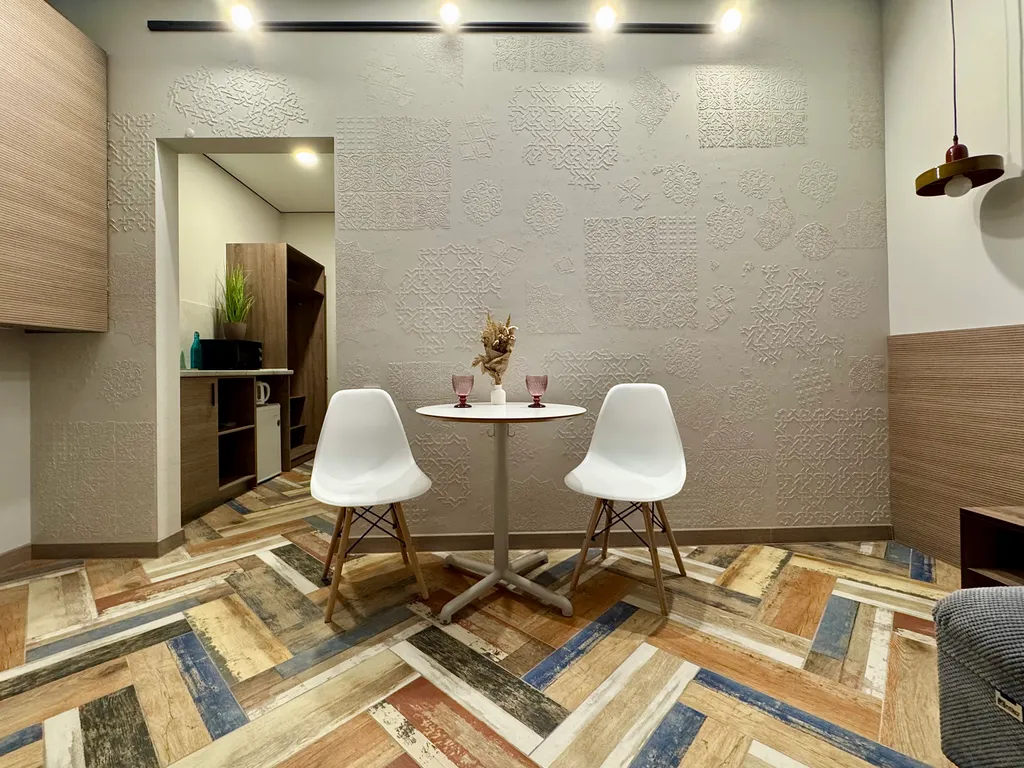 Студия с кухней для 3х гостей