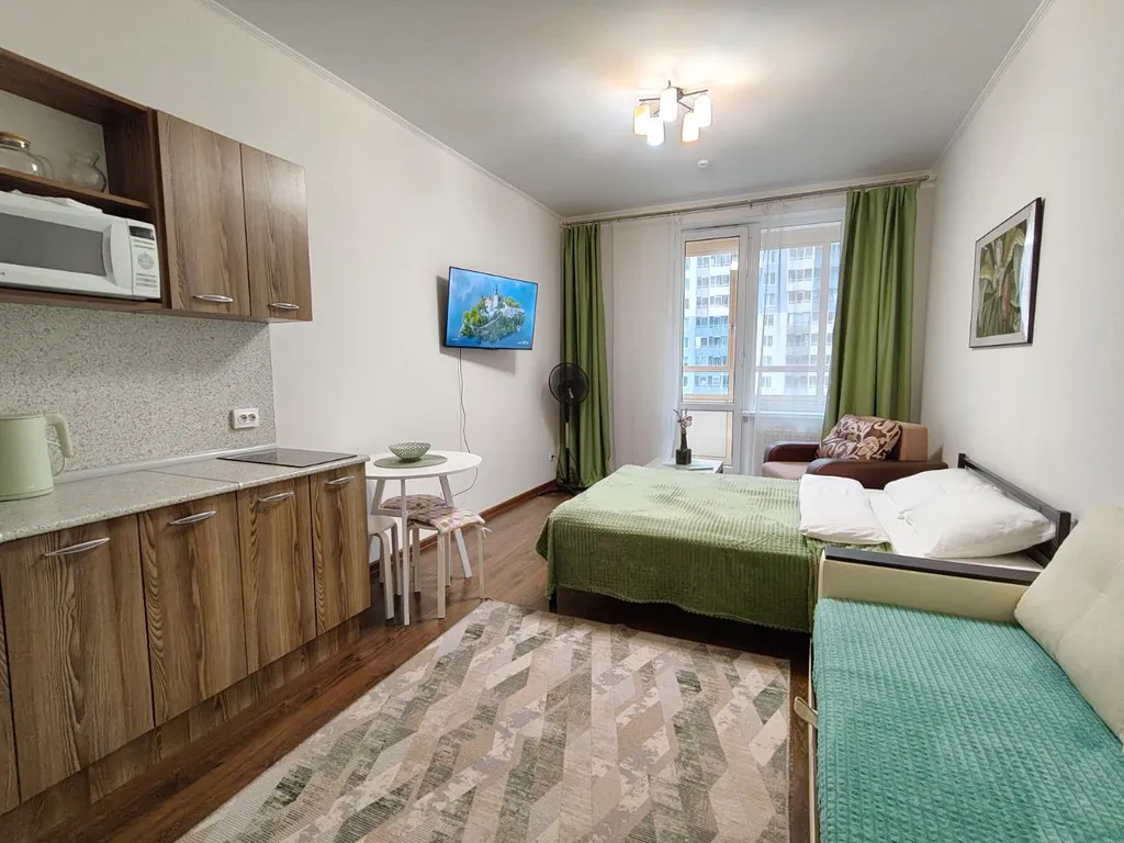 Квартира Квартира Оливковая Студия — Санкт-Петербург