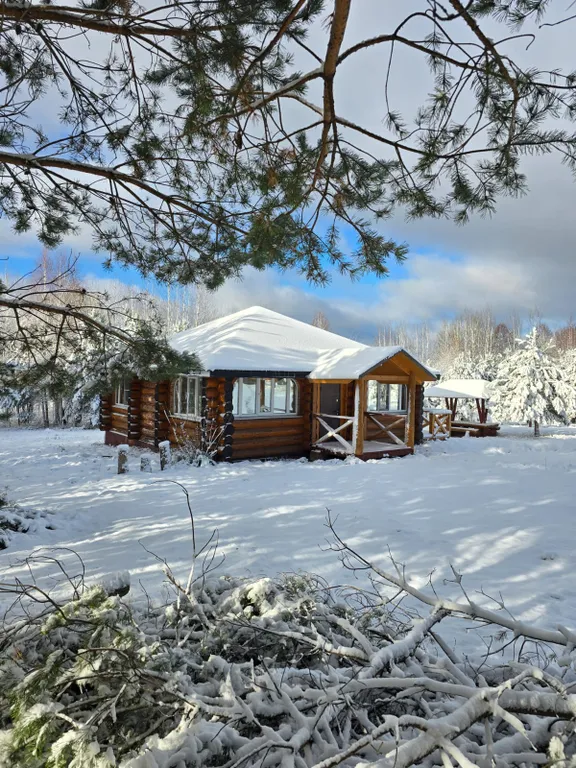 Благоустроенный стильный дом на 1 линии о.Селигер