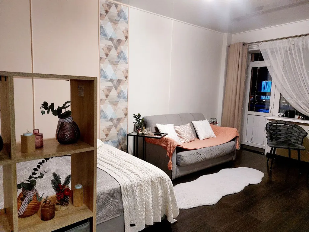 Уютная квартира с джакузи и с видом на Китай и реку Амур