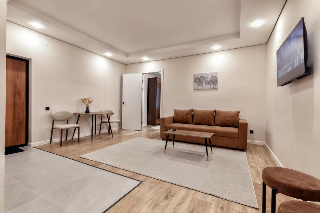 Элитные апартаменты с панорамным видом из окна в самом центре столицы