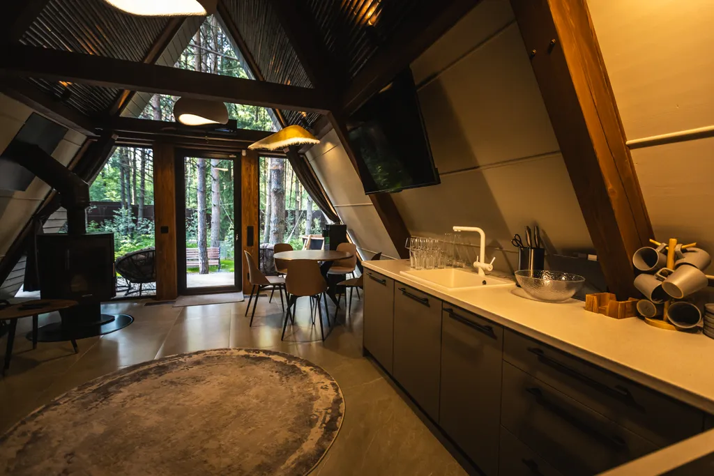 Коттедж Коттедж А-Фрейм грей — Павловский Посад