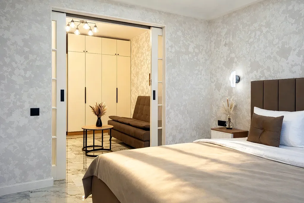 Уютная и современная квартира на озере