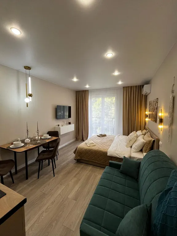 Студия с видом на парк