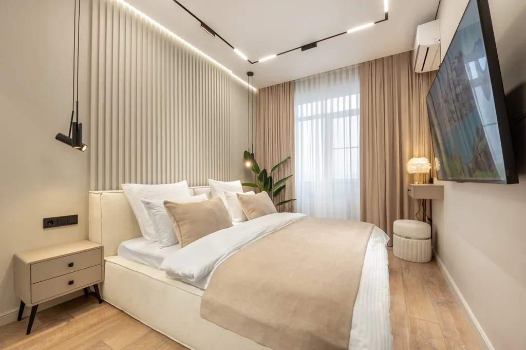 Апартамент с характером с видом на Эльбрус в доме с часами