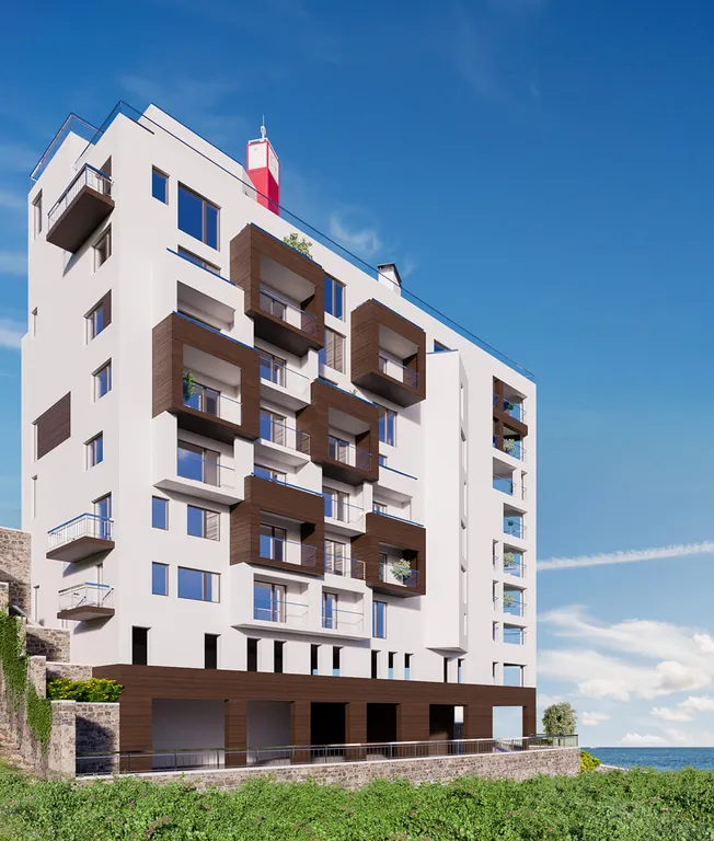 Апартаменты с видом на море на 1-й линии