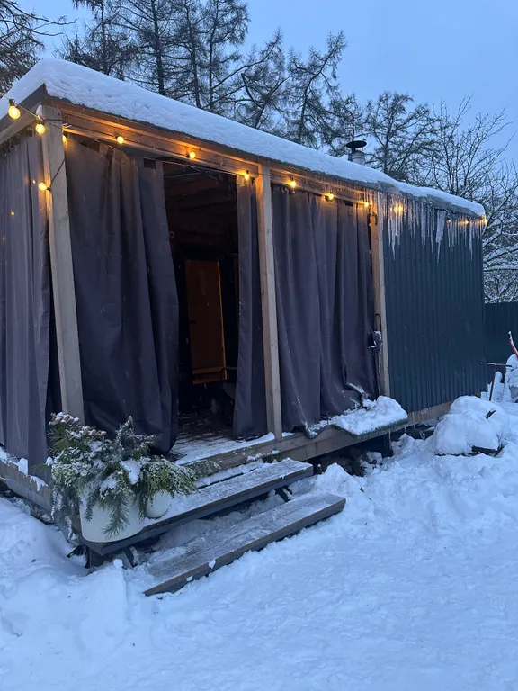 Уютный домик с баней