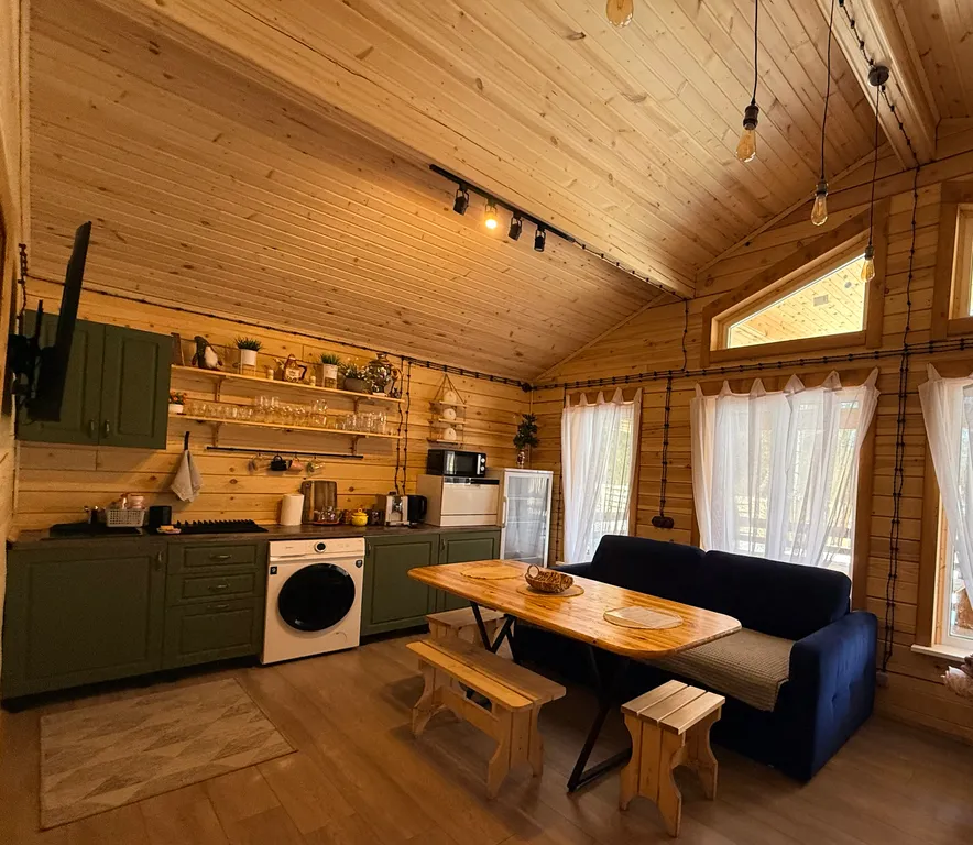Дом 80m2 — чан, кухня, Wi-Fi