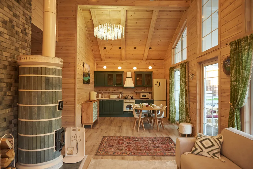 Дом-шале в горах Алтая