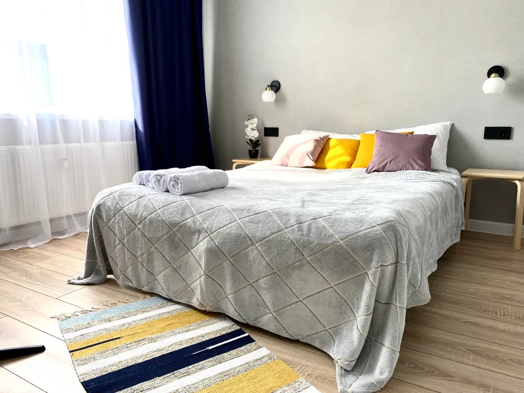 Квартира Стильные апартаменты в ЖК Авиатор — аренда посуточно в Мурино