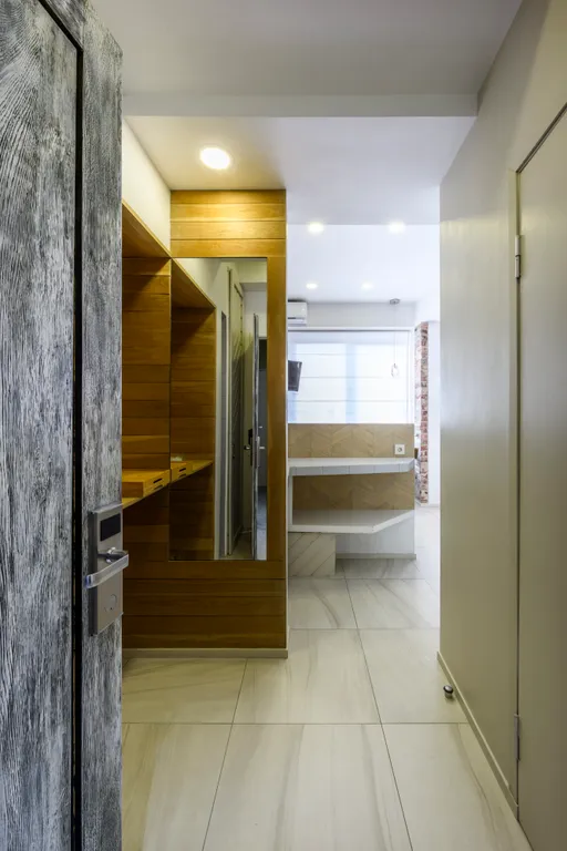 ЛАЙТ ДЖЕМ ДИЗАЙН-СТУДИЯ | 28 м²| Гипнотический вид из кровати