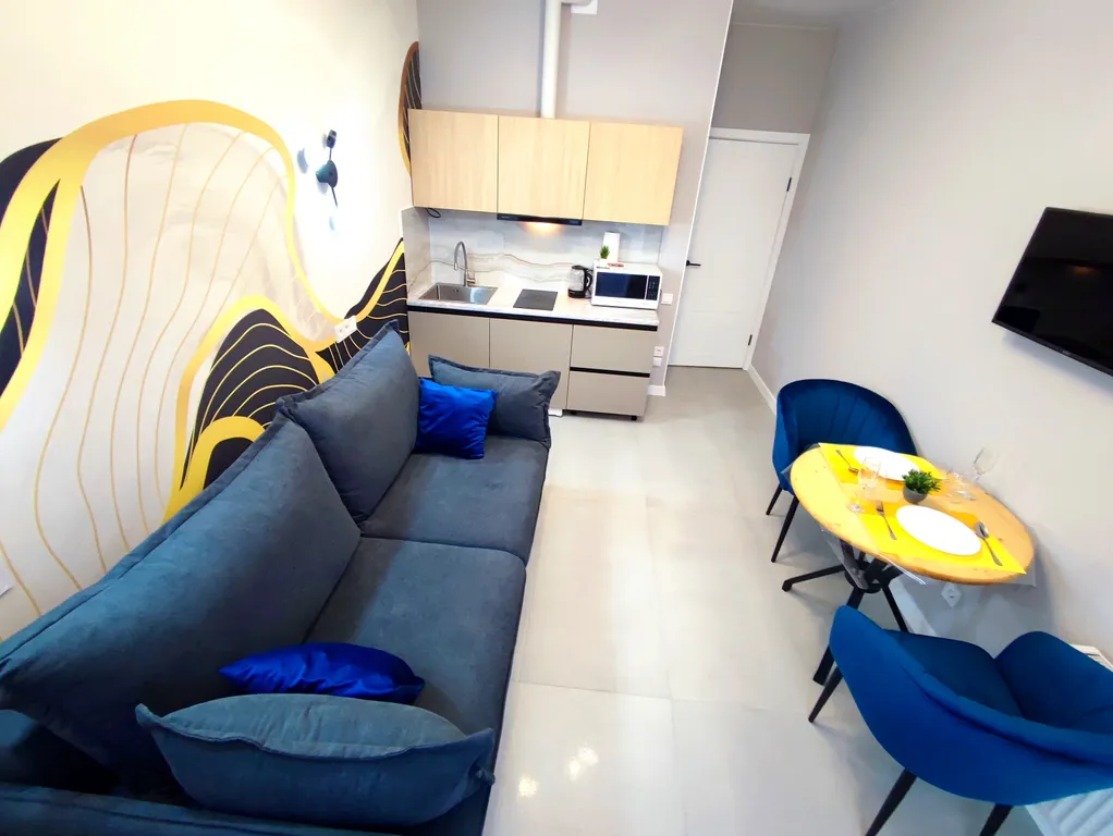 Квартира Квартира Люкс в синих тонах возле Ашана — Симферополь