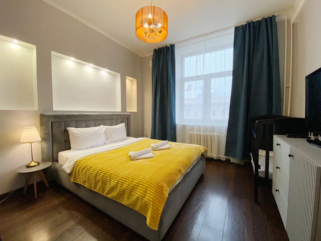 Квартира Квартира Апартамент у Пушкинской с видом на Тверскую улицу — Москва