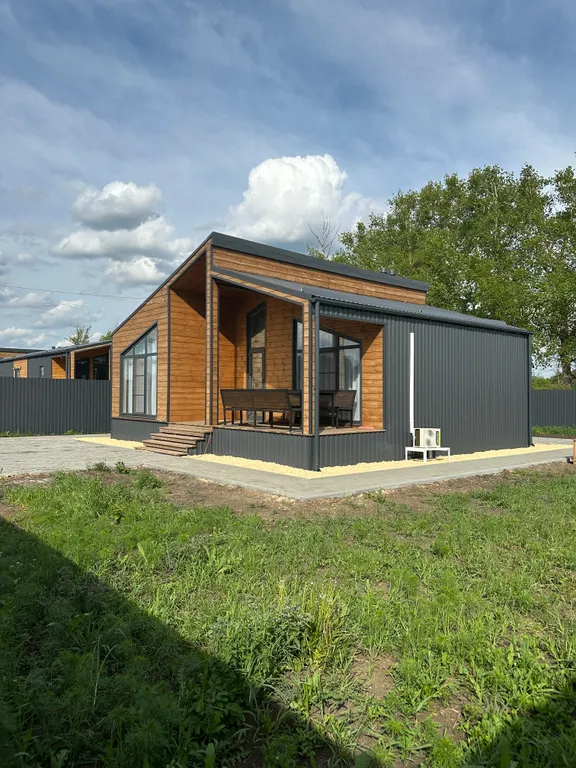 Красивый барнхаус с баней на приватной территории