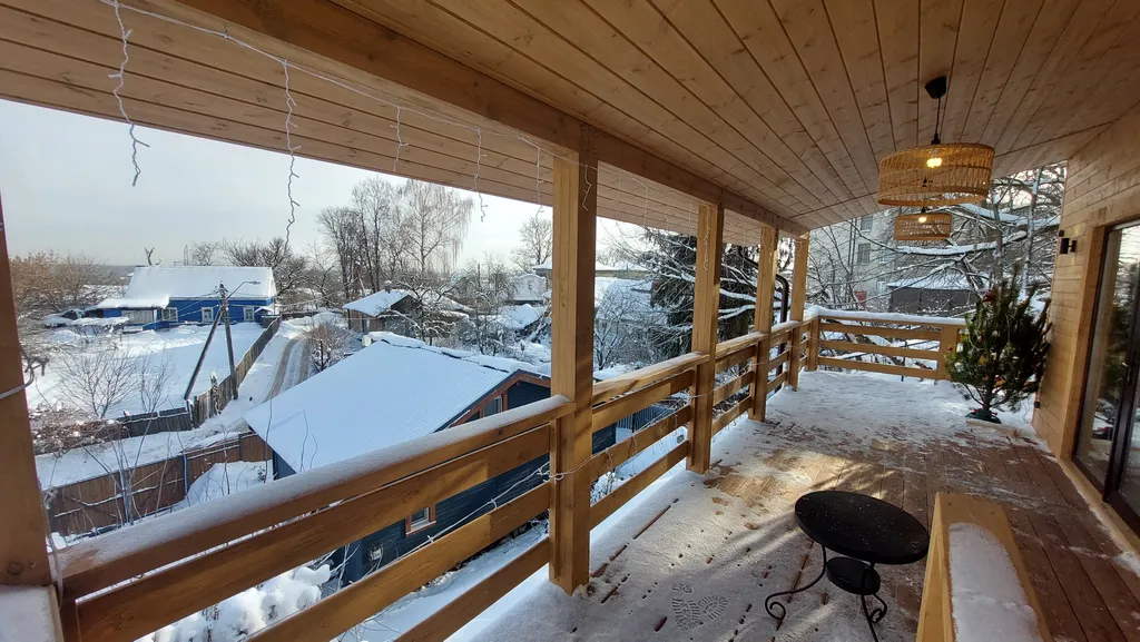 Домик на горе с сауной