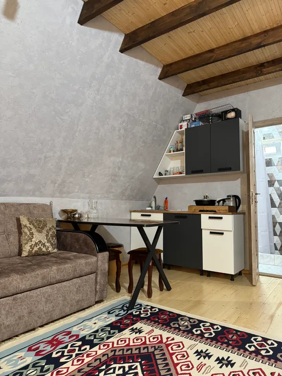 Уютный домик в горах в стиле А-фрейм