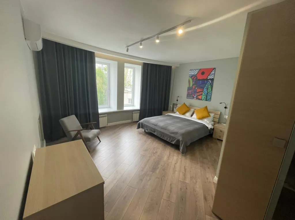 Двухуровневая квартира с панорамным видом на Казанский Кремль