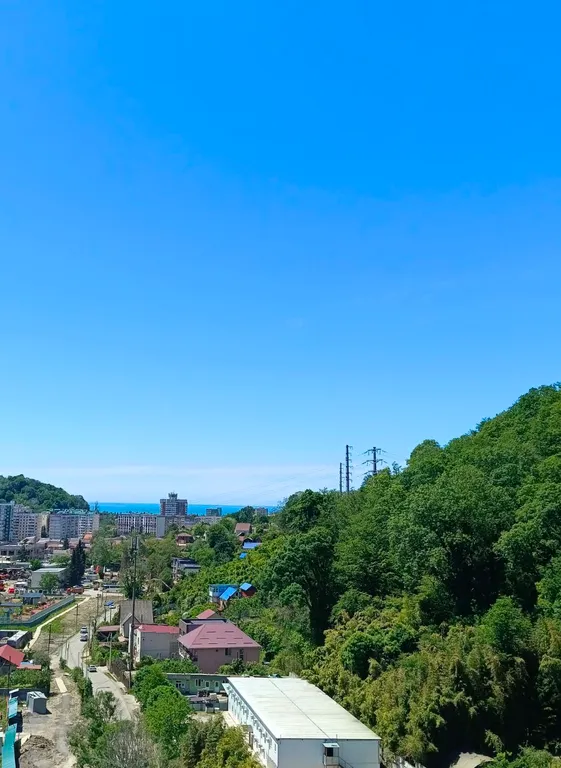 Апартаменты с видом на море, лес и горы