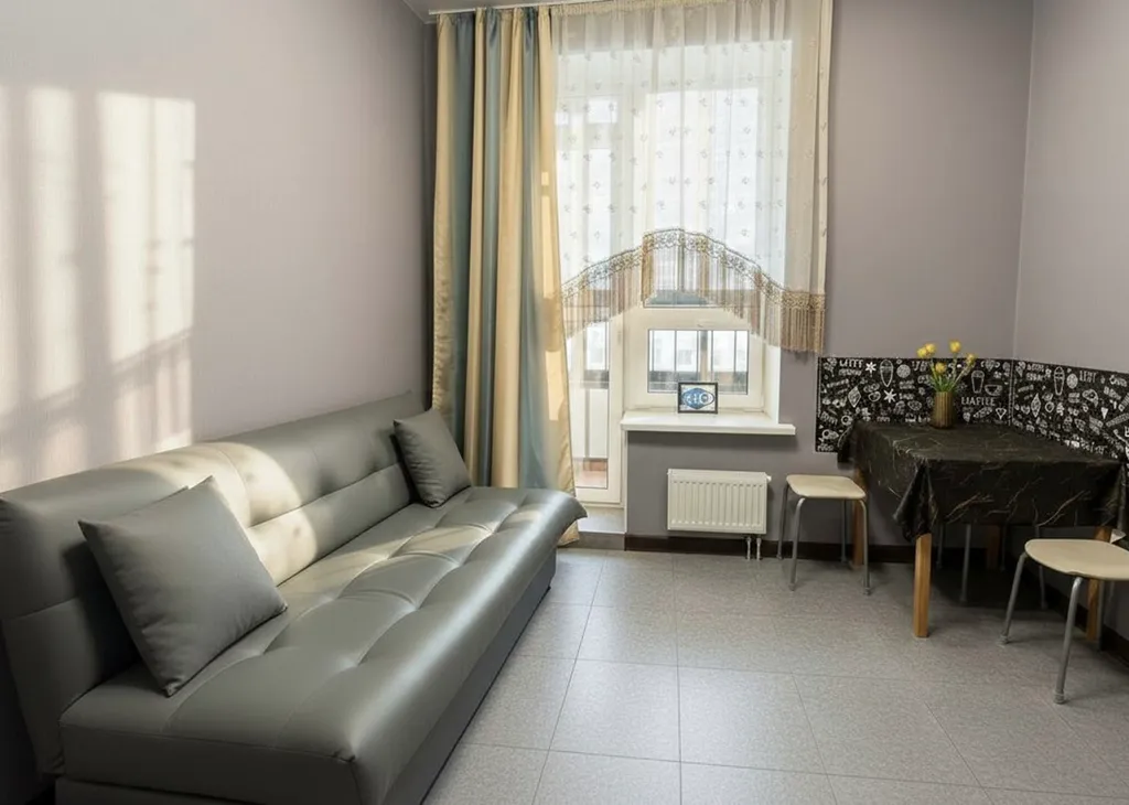 Однушка с тремя раздельными спальными местами