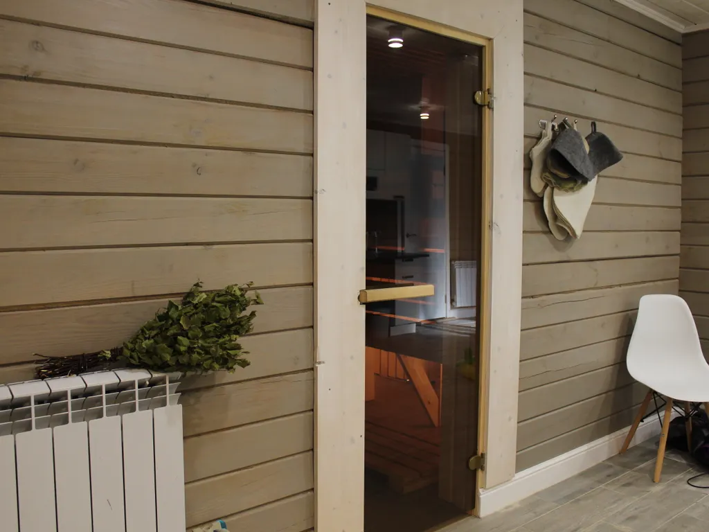 Коттедж Дом-баня с бассейном — Чална