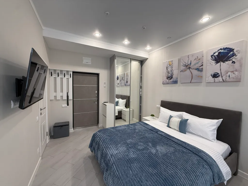 Квартира Квартира Студия с балконом и видом на море — Адлер