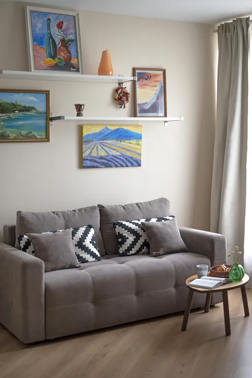 Квартира Квартира Уютная студия на ул. Оптиков — Санкт-Петербург