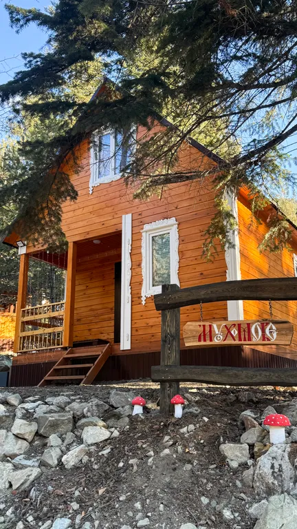 Коттедж Коттедж База отдыха "Мухоморье" в Архызе — Архыз