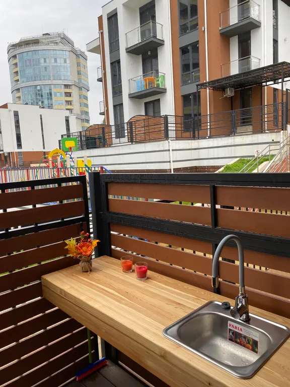 Квартира Квартира Стильная студия с личной террасой — Адлер