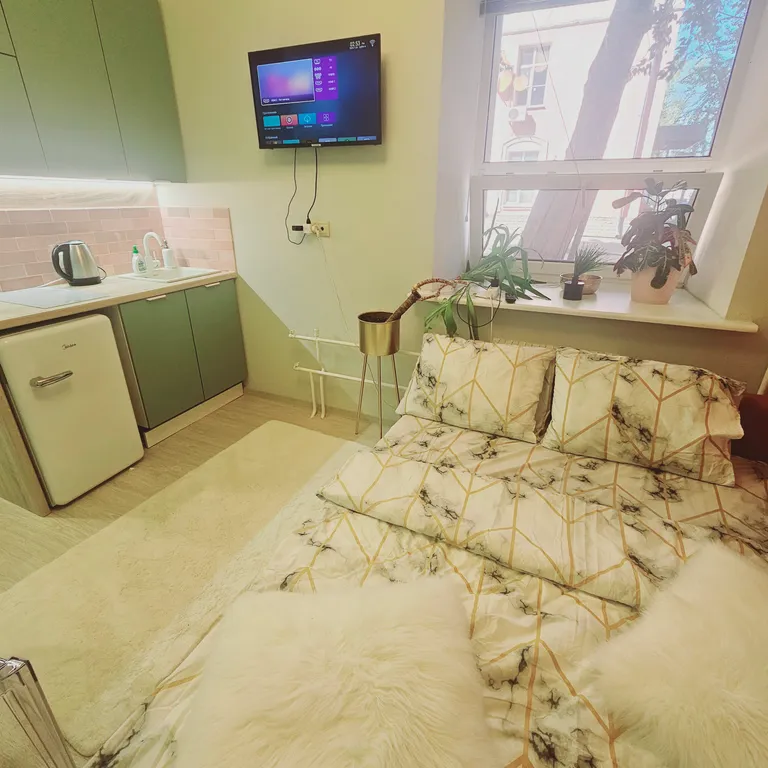 Квартира Квартира Дизайнерская студия у метро Каширская, варшавская, парковка бесплатно — Москва