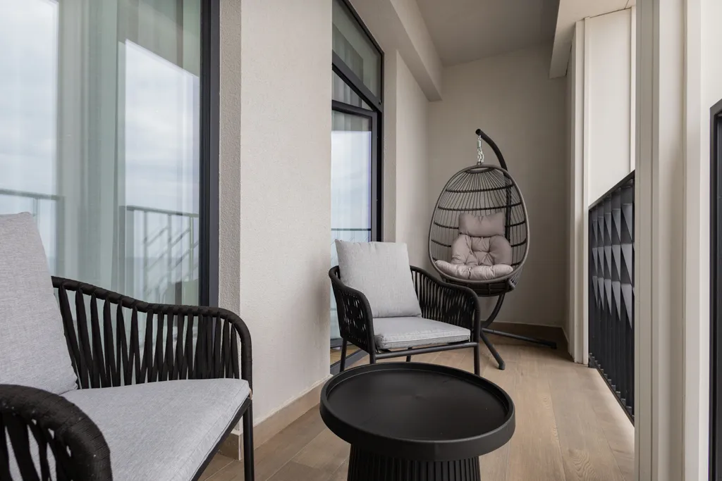 Небесная дымка с панорамным видом на море