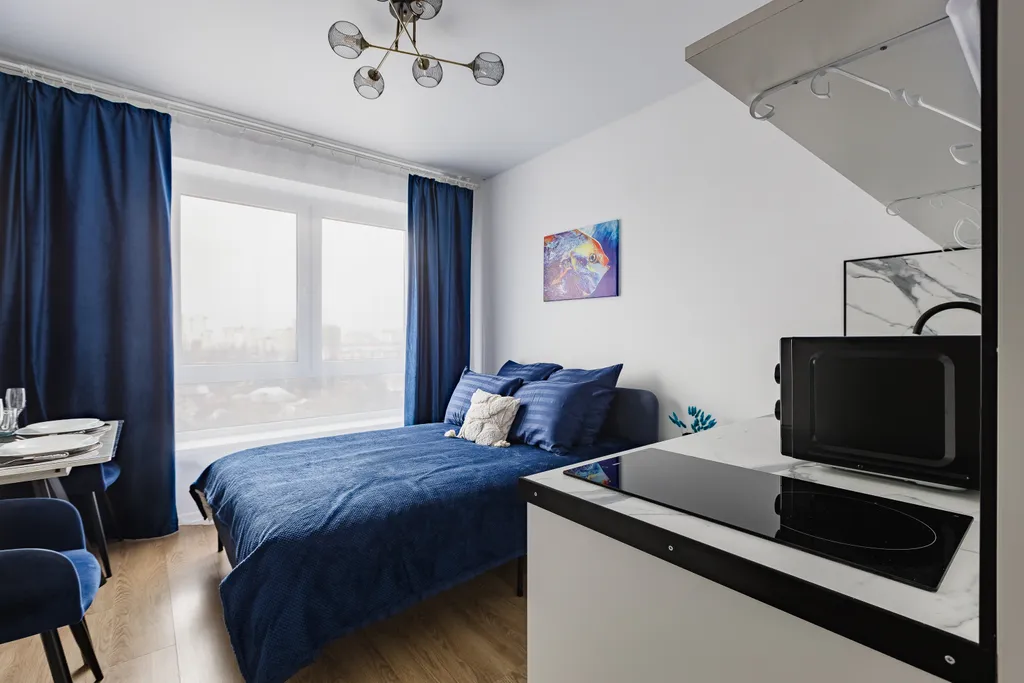 Квартира Квартира Уютная студия на Варшавском шоссе — Москва